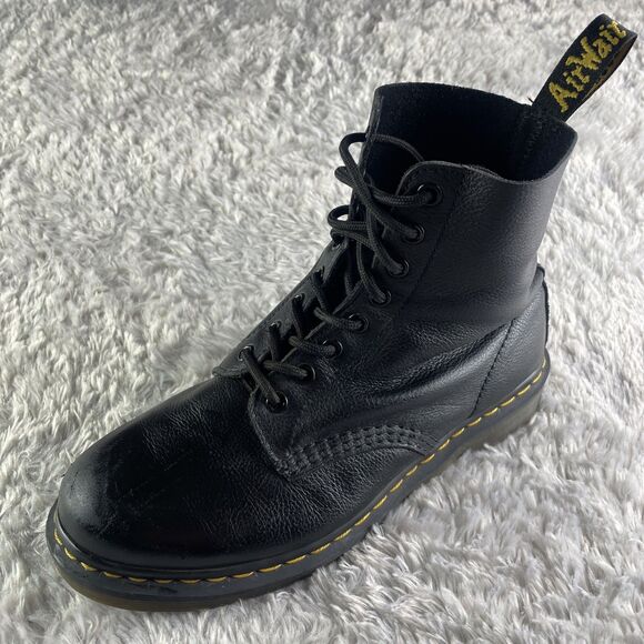 Dr. Martens Boot Womens 8 Black Amputee Left Replacement Pascal Virginia 1460 - Picture 1 of 9